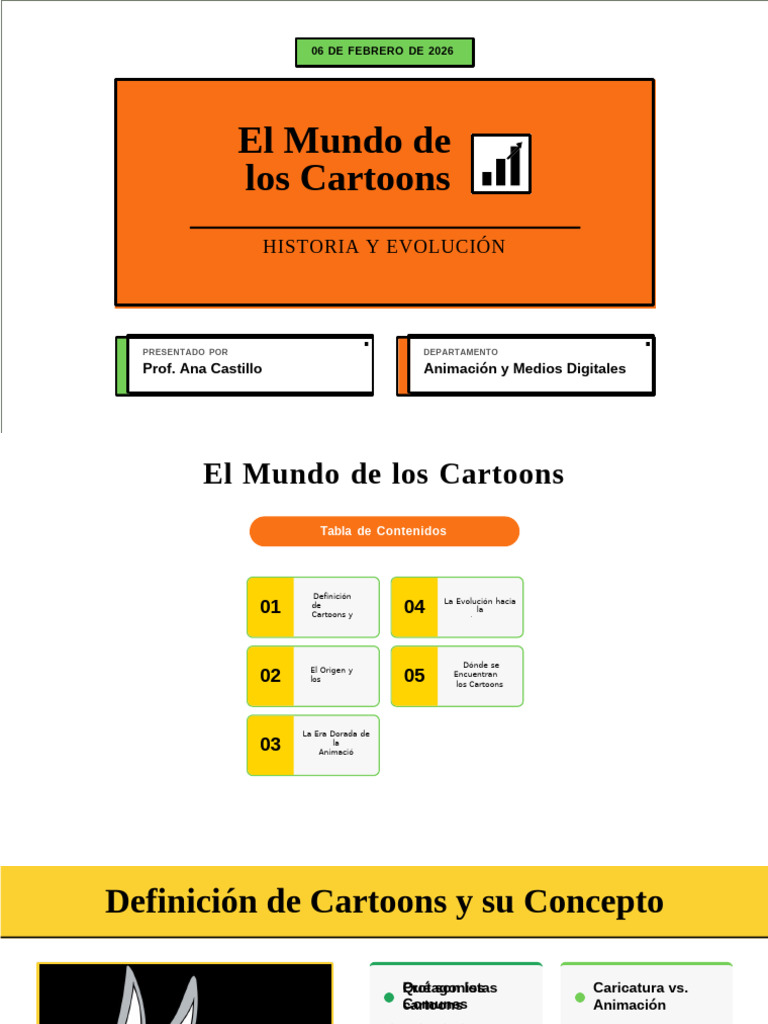 El Mundo de Los Cartoons - Historia y Evolución | PDF | Hanna Barbera