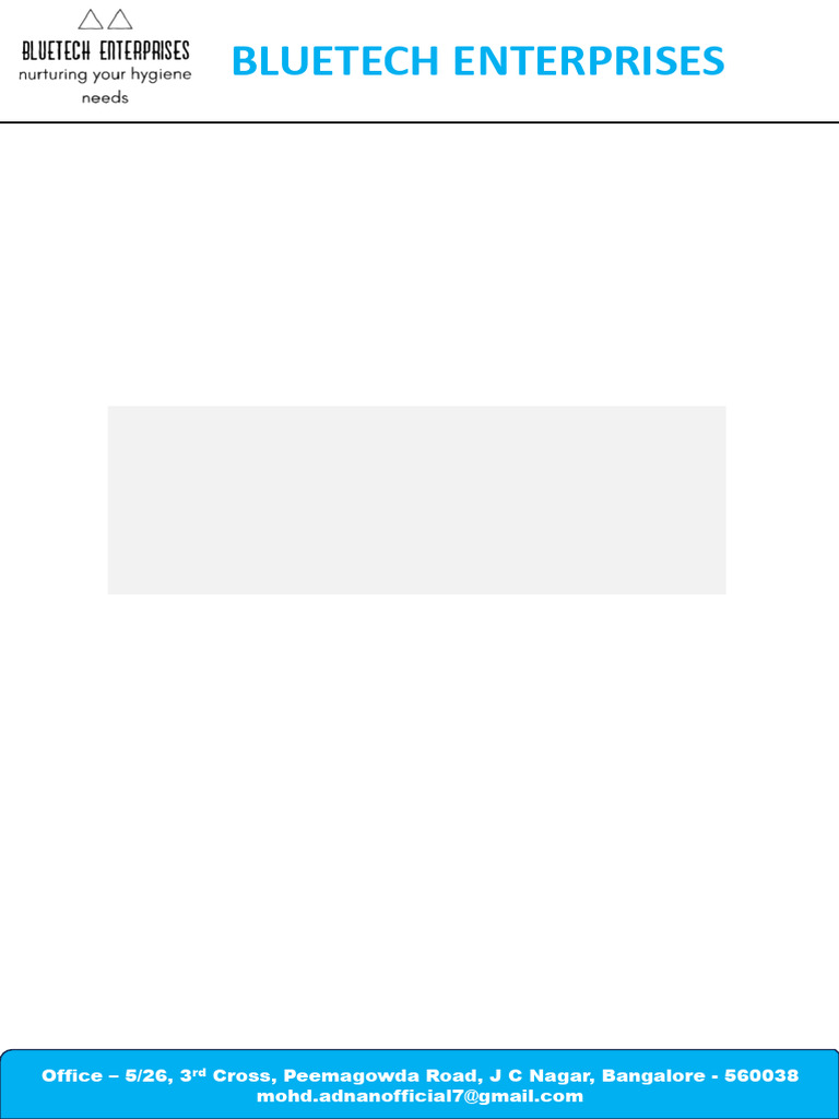 Bluetech Letter Head | PDF