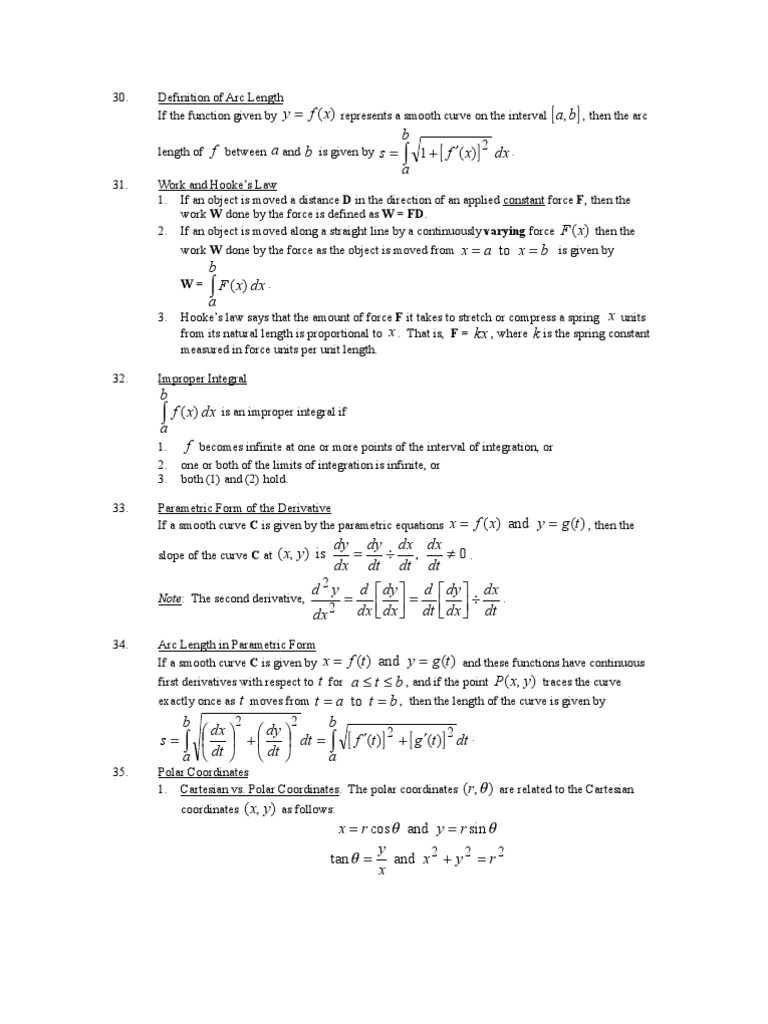 Calculus Cheat Sheet Part 3 | PDF | Series (Mathematics) | Mathematical ...