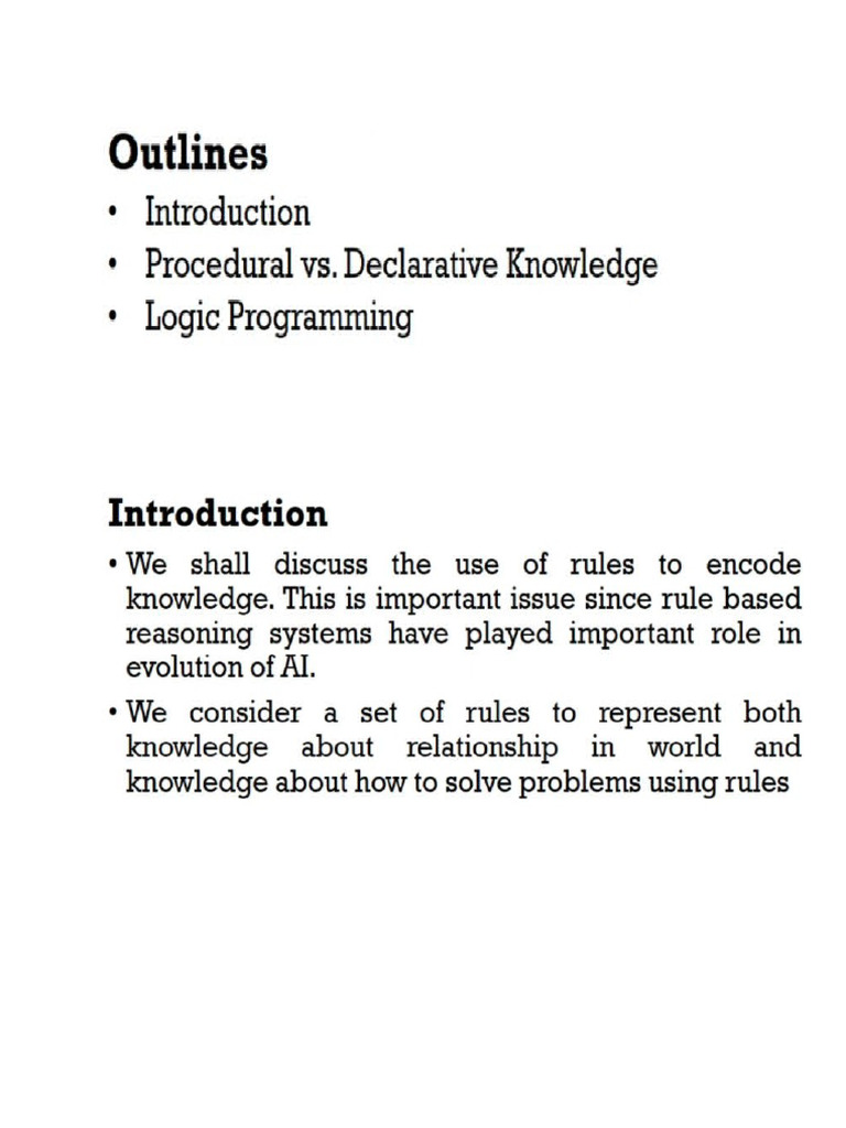 KR Using Rules | PDF