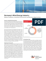 Fact Sheet Wind Energy in Germany