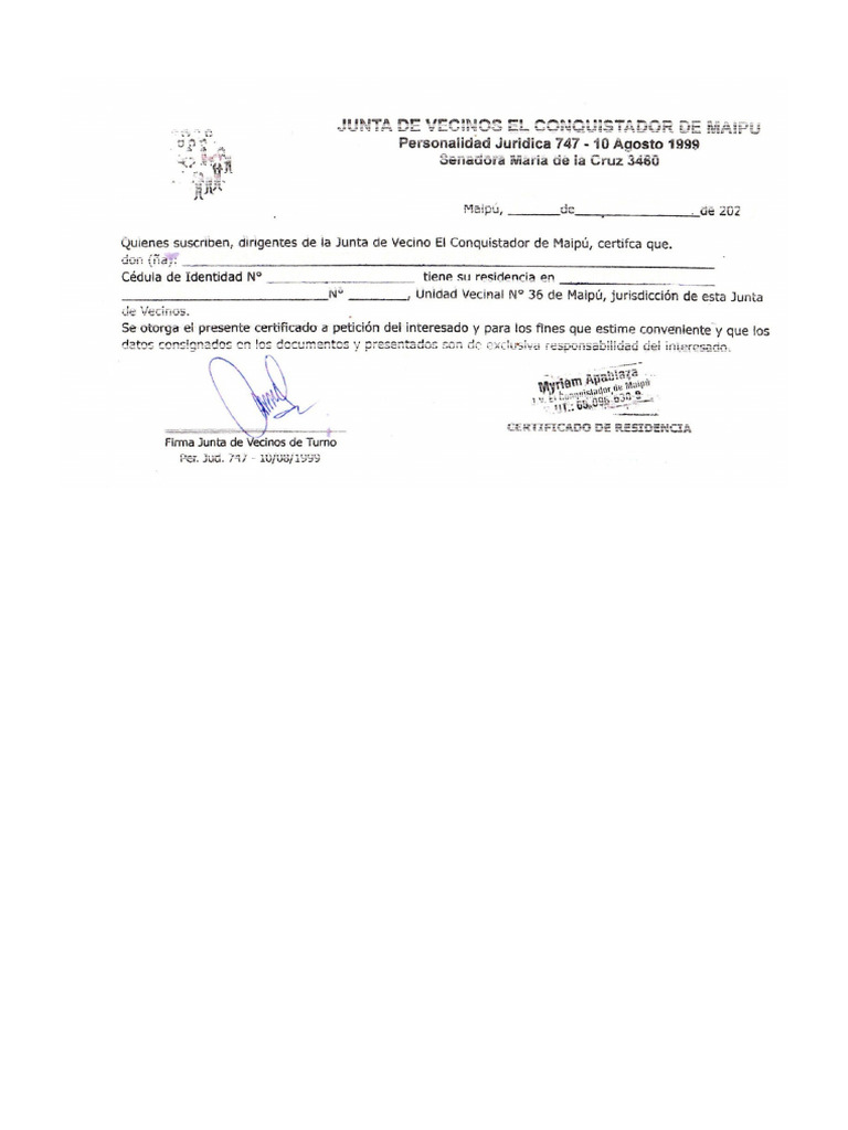 Junta de Vecinos | PDF