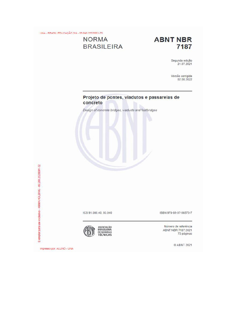 NBR 7187 2021 | PDF