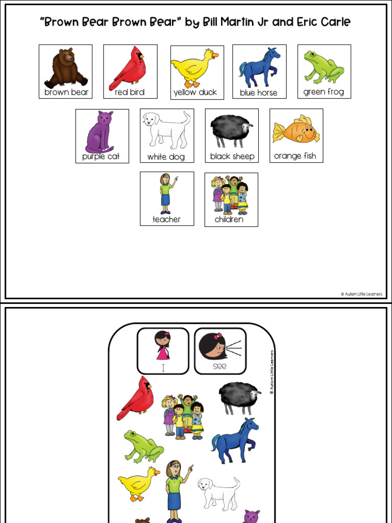 Brown Bear Brown Bear | PDF | American Children's Literature