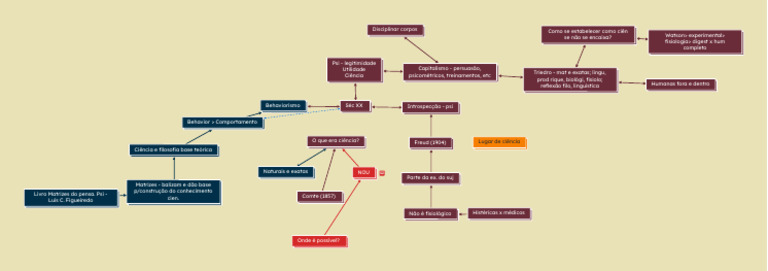 Mapa Mental Aula 1 | PDF | Cognição | Ciência cognitiva