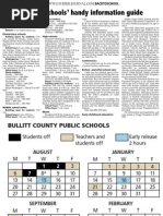 2012-13 Bullitt County School Calendar