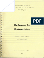 Caderno de Entrevistas "A Narrativa No Teatro Infantojuvenil: Teoria, Análise e Prática."