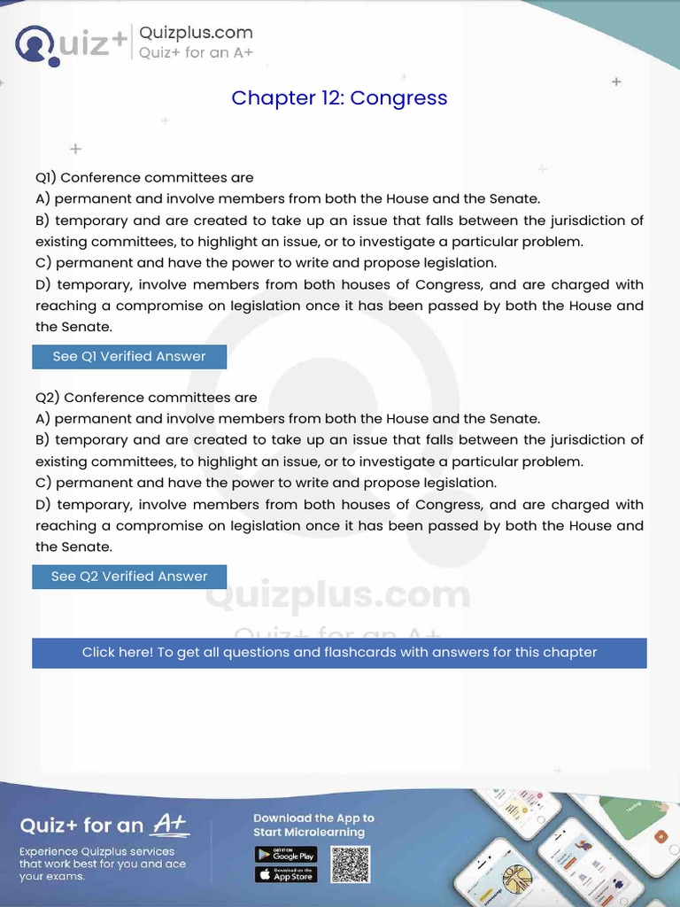 Conference Committees Are | PDF | Voting Rights Act Of 1965 | Voting