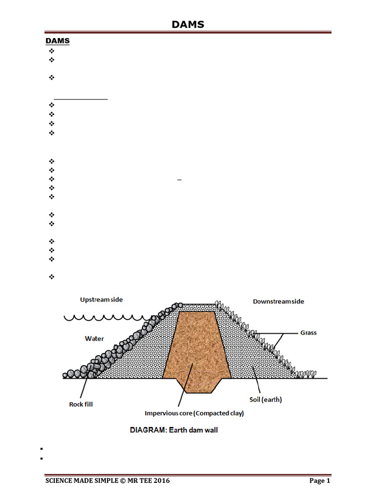 5 DAMS My Notes | PDF | Dam | Building Engineering