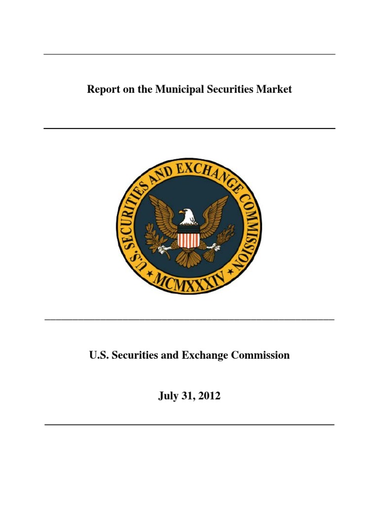 Municipal Securities Market Report 2012 | PDF | Municipal Bond ...