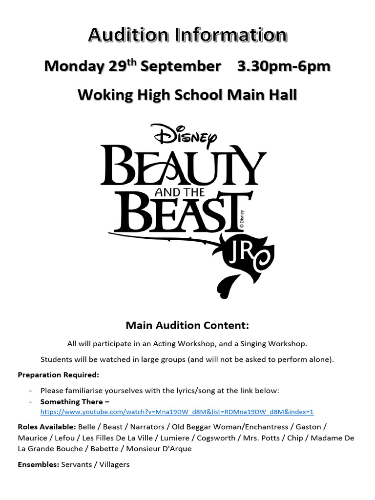 Audition Information | PDF