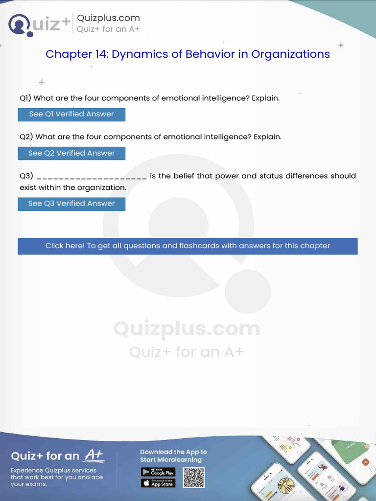 What Are The Four Components of Emotional Intelligence Explain | PDF ...