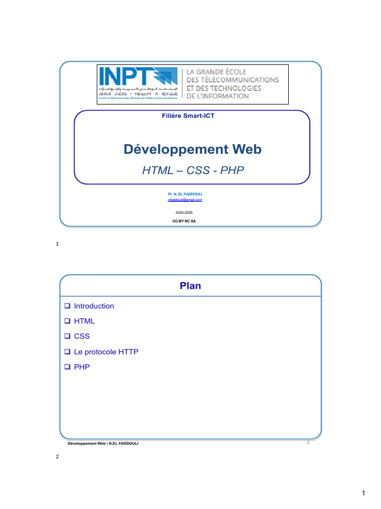 Dev Web Inpt PHP | PDF