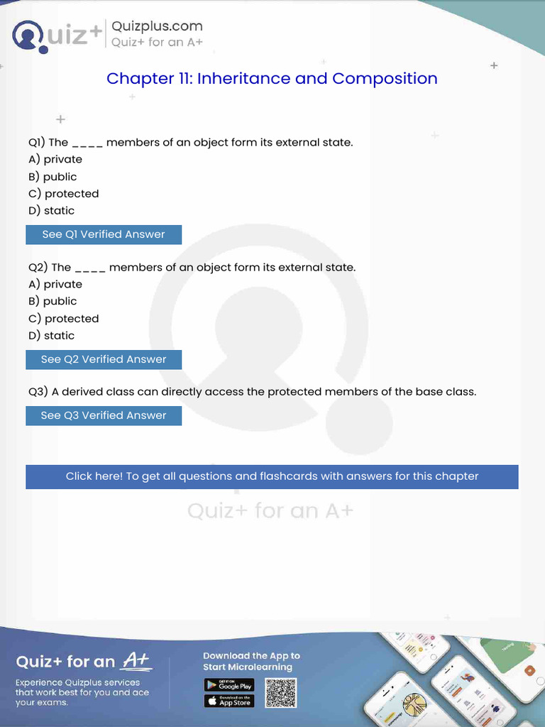 The Members of An Object Form Its External State | PDF | Method ...