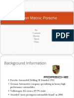 Porsche Boston Matrix Analysis