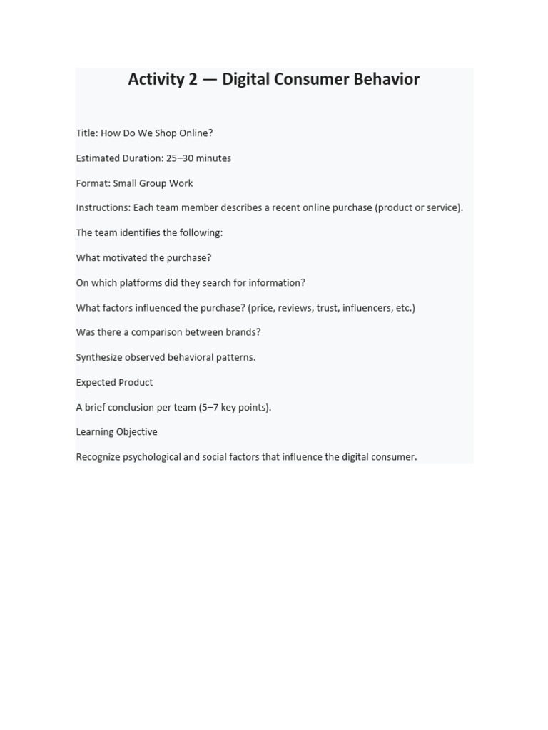 Unidad 2 Activity Ingles | PDF