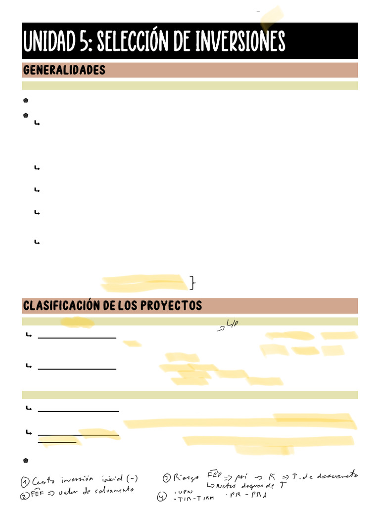 Unidad 5 - Selección de Inversiones - Concluida | PDF | Tasa interna de ...