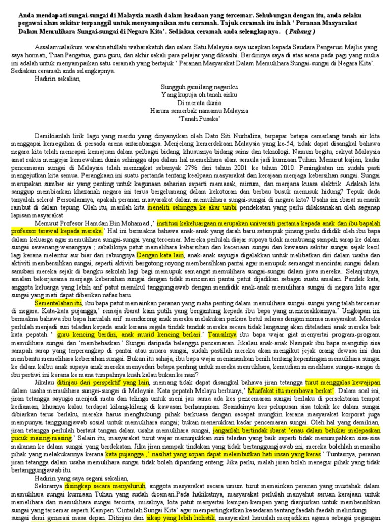 cara memelihara sungai