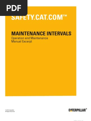 Caterpillar 3208 marine service manual