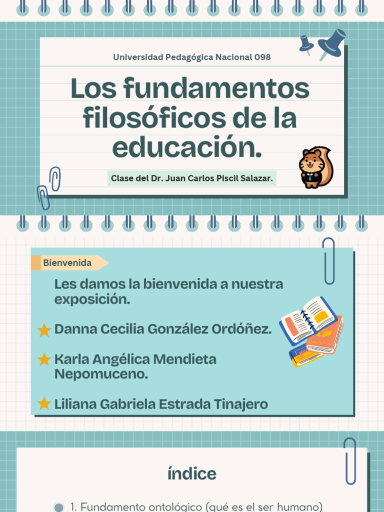 Los Fundamentos Filosóficos de La Educación. | PDF | Conocimiento ...