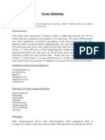 Gram Staining Protocol or Procedure