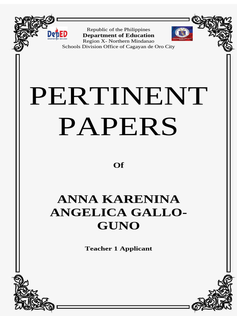 Pertinent Papers Title | PDF