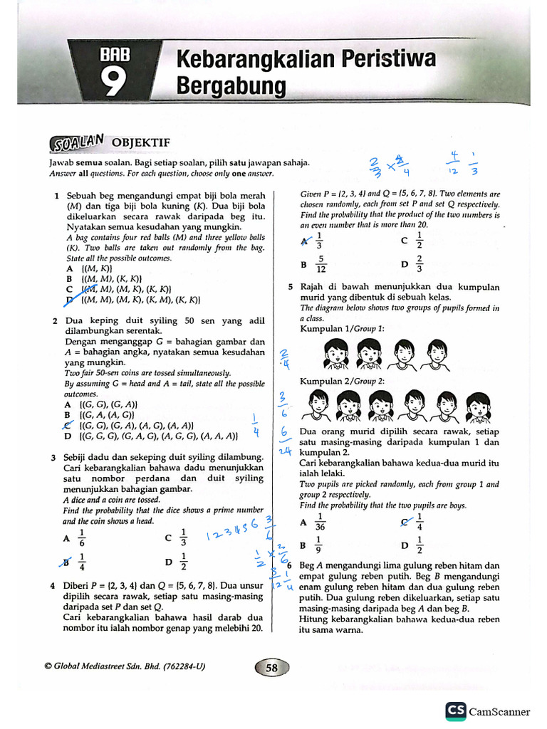 Open Latihan Probability Mathematics Form 4.PDF 5 | PDF