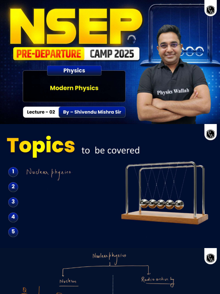 Modern Physics 02 Class Notes | PDF