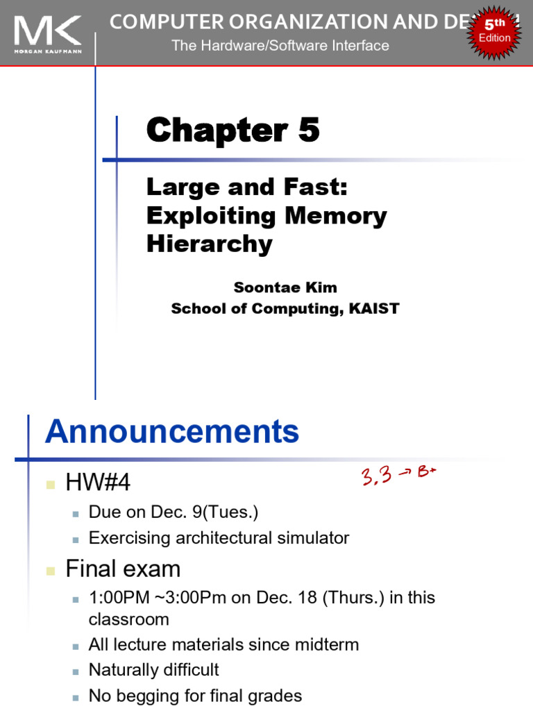 Lecture22 ch5 | PDF | Cpu Cache | Cache (Computing)