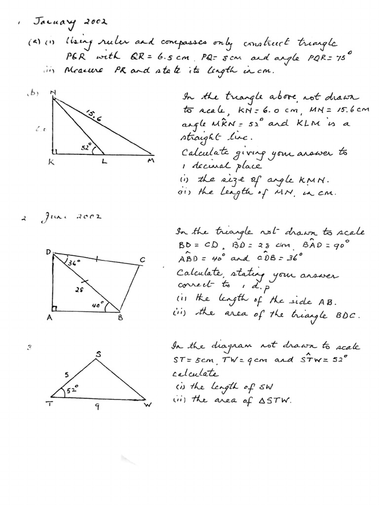 Trigonometry Question | PDF