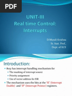 Real Time Control - Interrupts