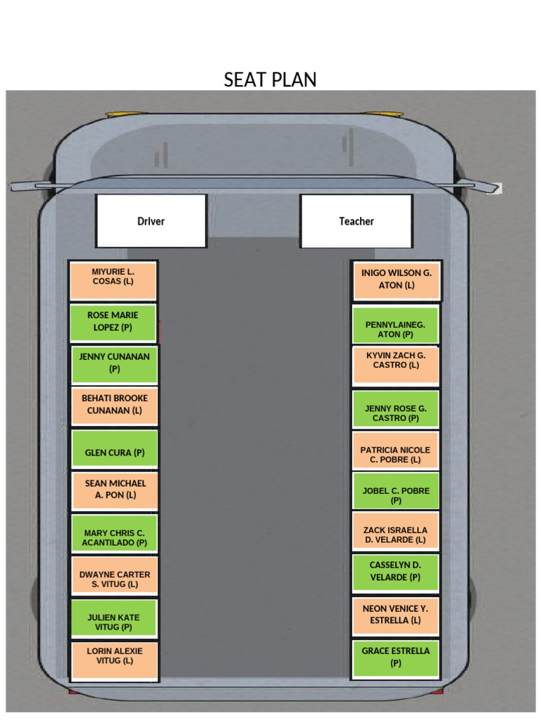 Seat Plan | PDF