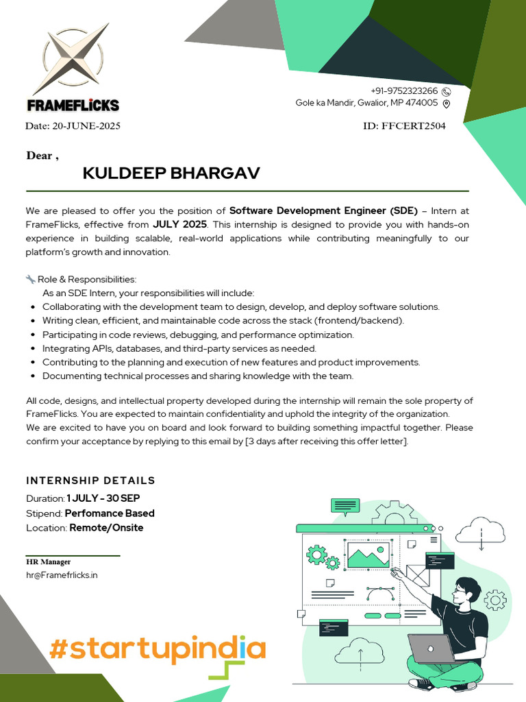 Ffcert2504 Kuldeep Bhargav | PDF