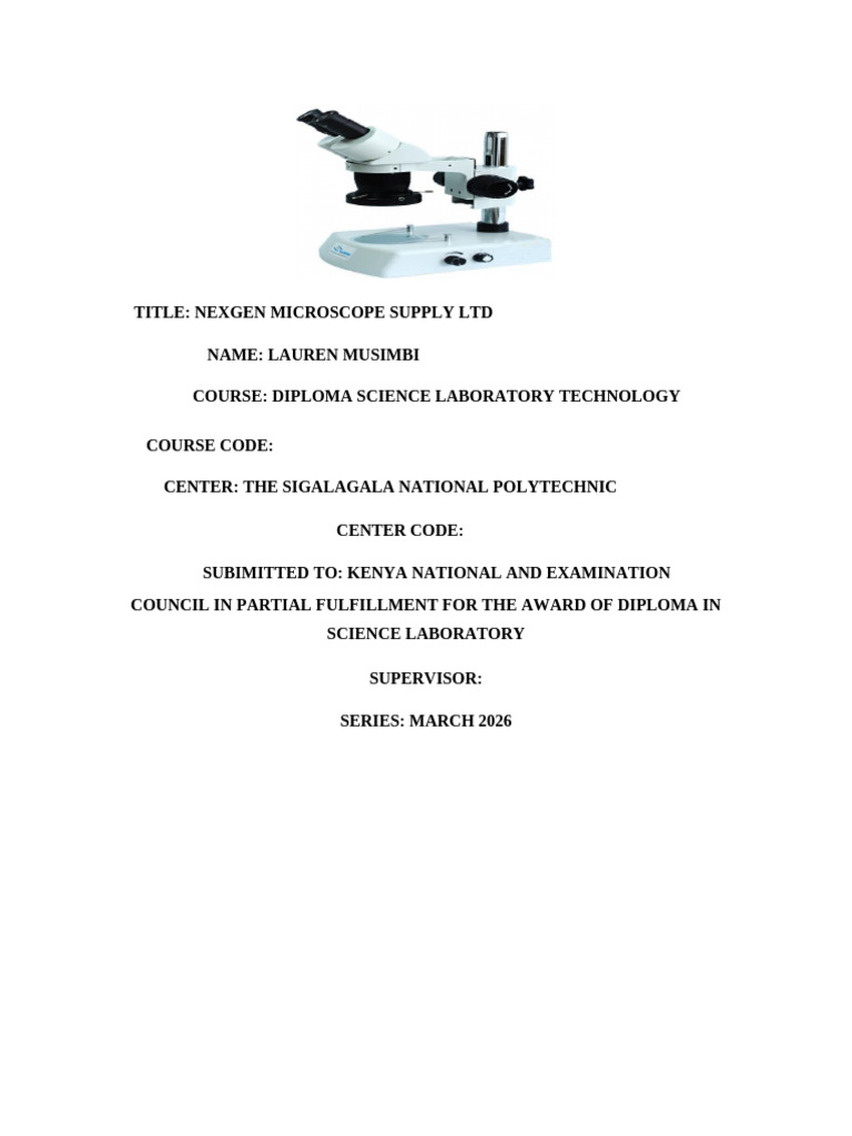 Title - Nexgen Microscope Supply LTD | PDF | Pricing | Supply Chain