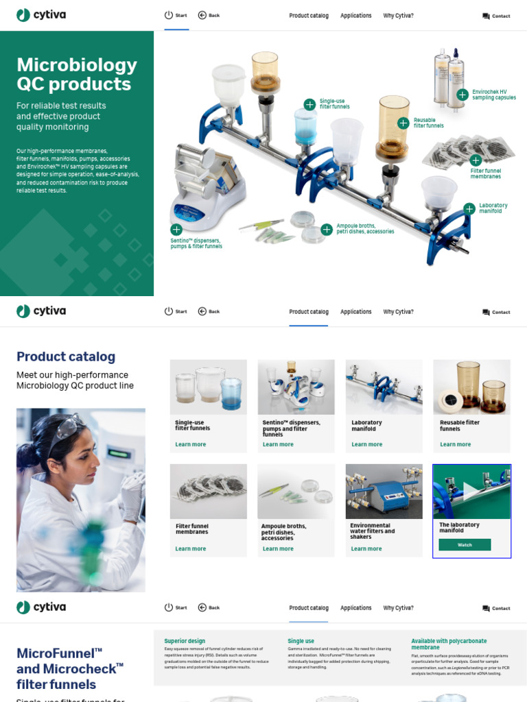 Microbiology Brochure26088 10061 | PDF | Filtration | Sterilization ...