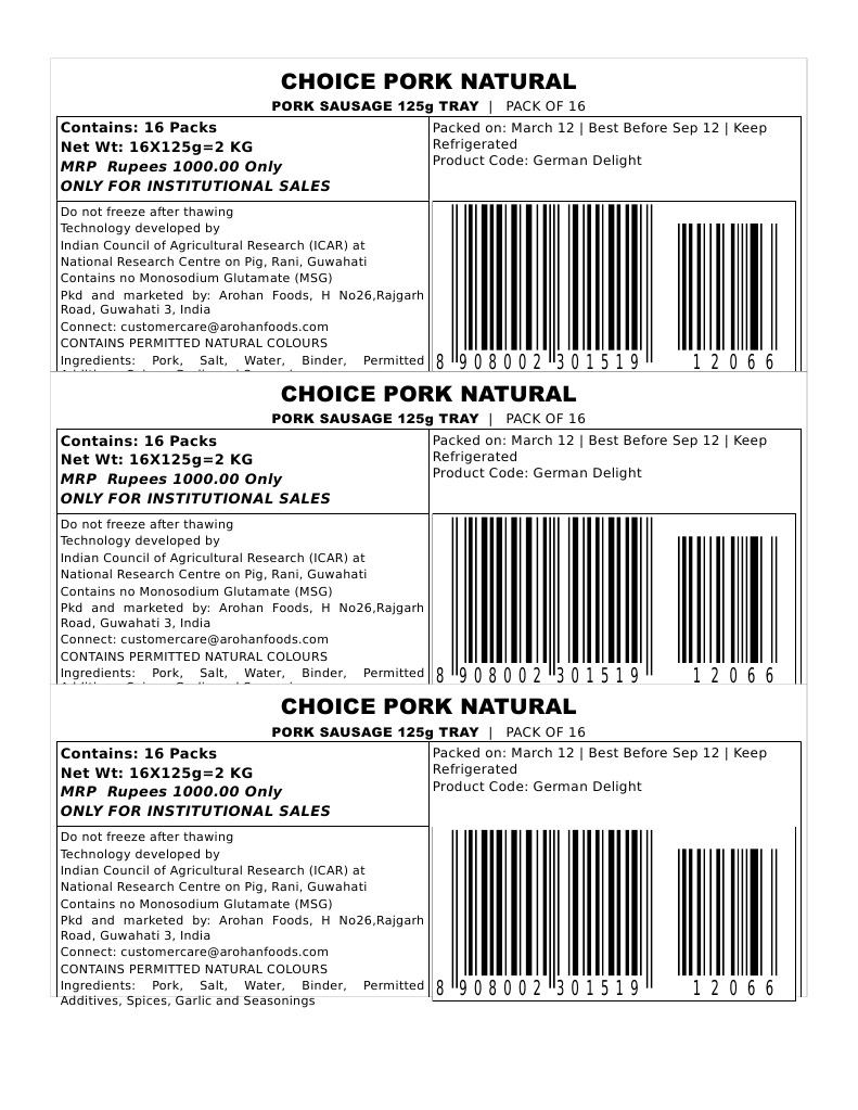 Secondary Label | PDF | Cooking, Food & Wine