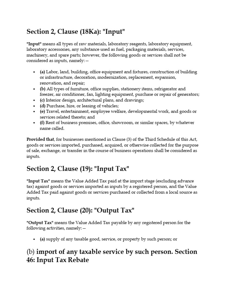 Input Tax Credit | PDF | Taxes | Value Added Tax