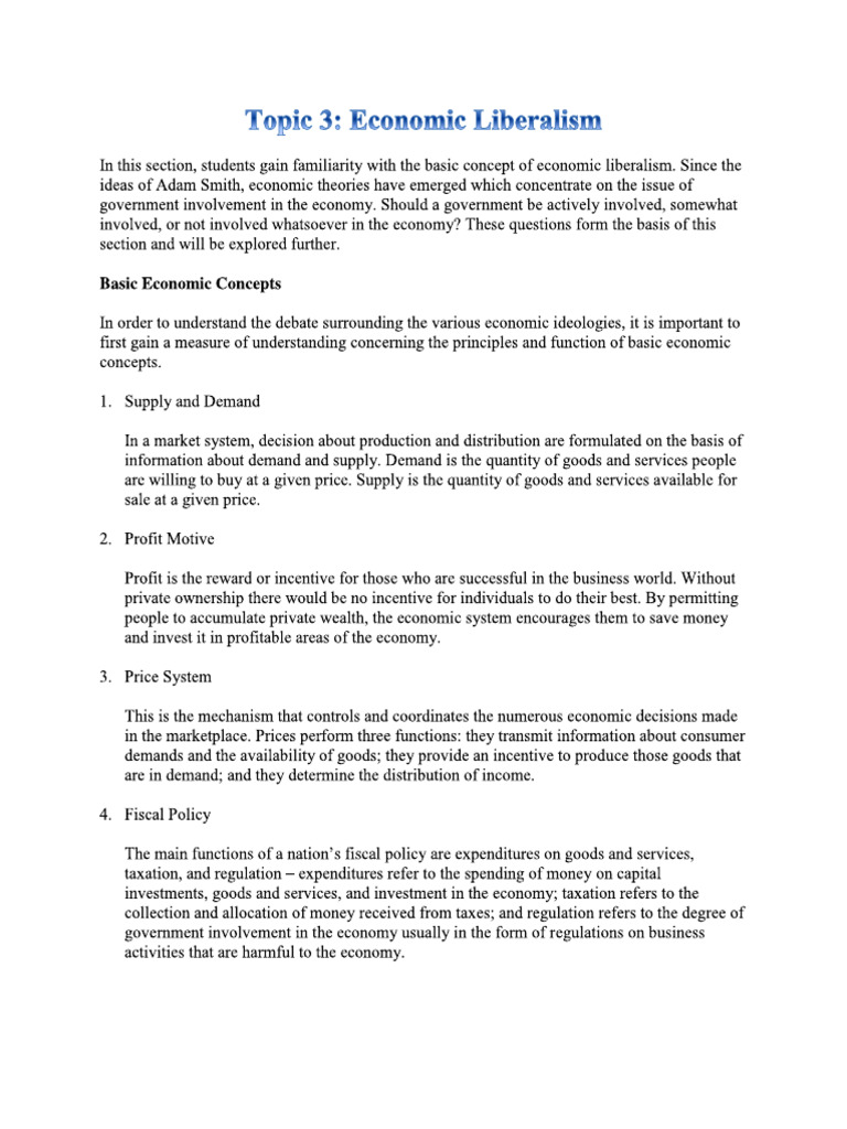 Economics Notes | PDF