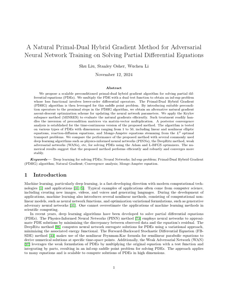 A Natural Primal-Dual Hybrid Gradient Method For Adversarial Neural ...