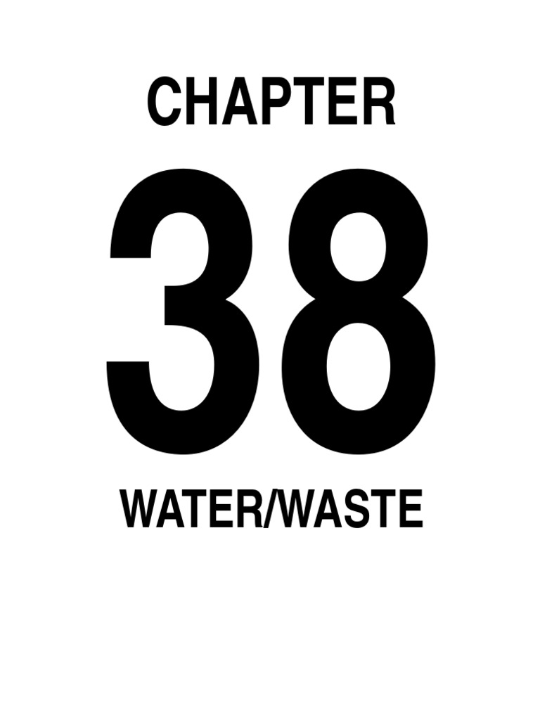 Chapter 38 Water、Waste | PDF | Cessna