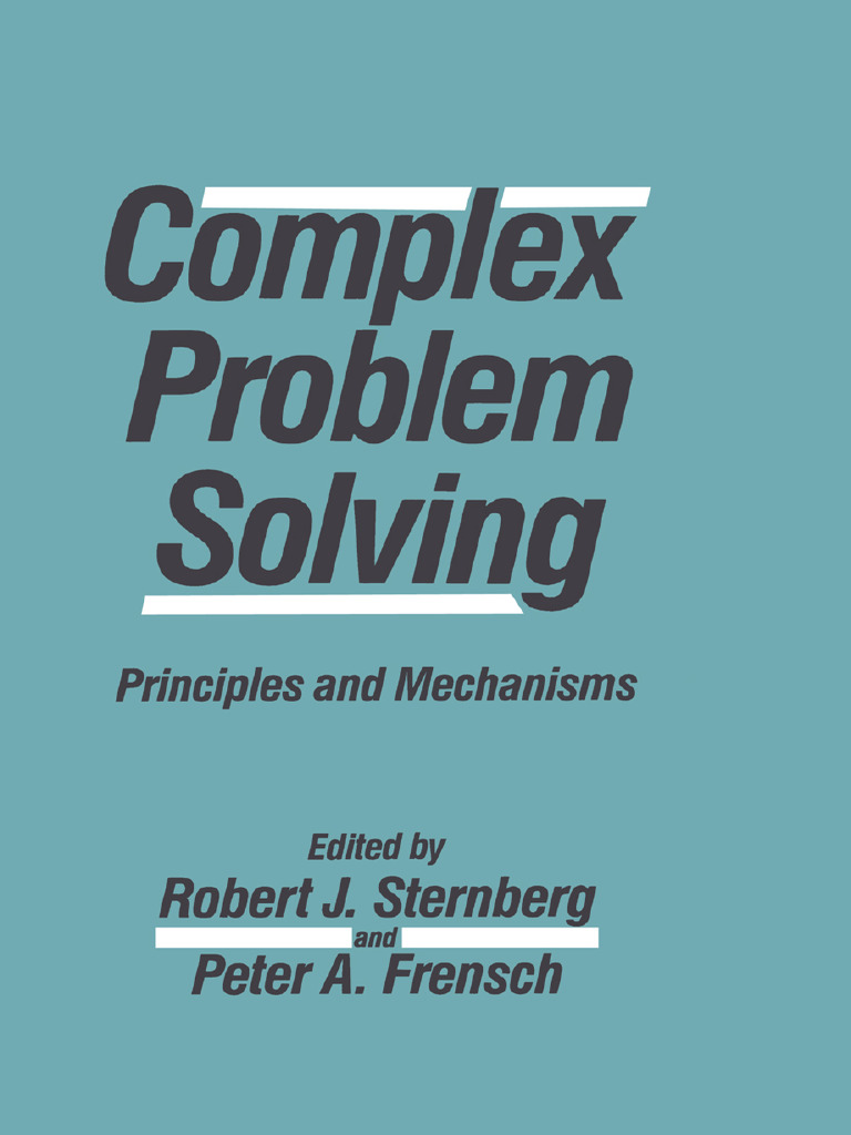 Complex Problem Solving | PDF