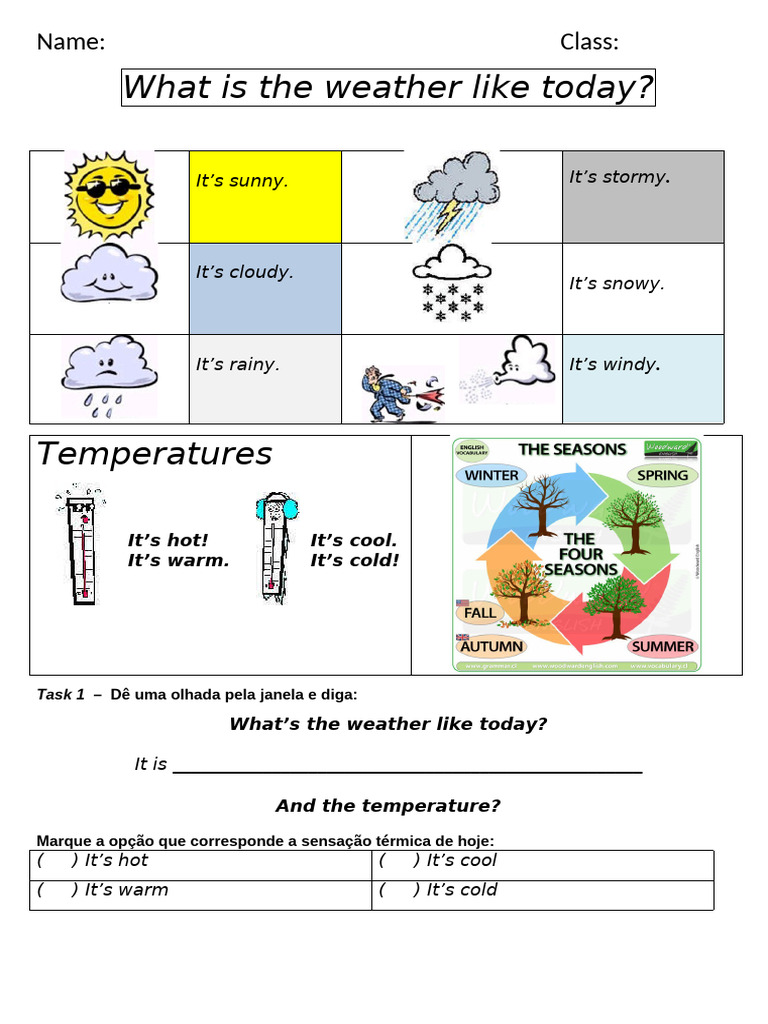 What's The Weather Like | PDF | Meteorological Phenomena | Sky