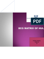 BCG Matrix of Hul: Kushal Bansal Pgdm-Ib 25