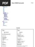 Cisco CCNA Commands