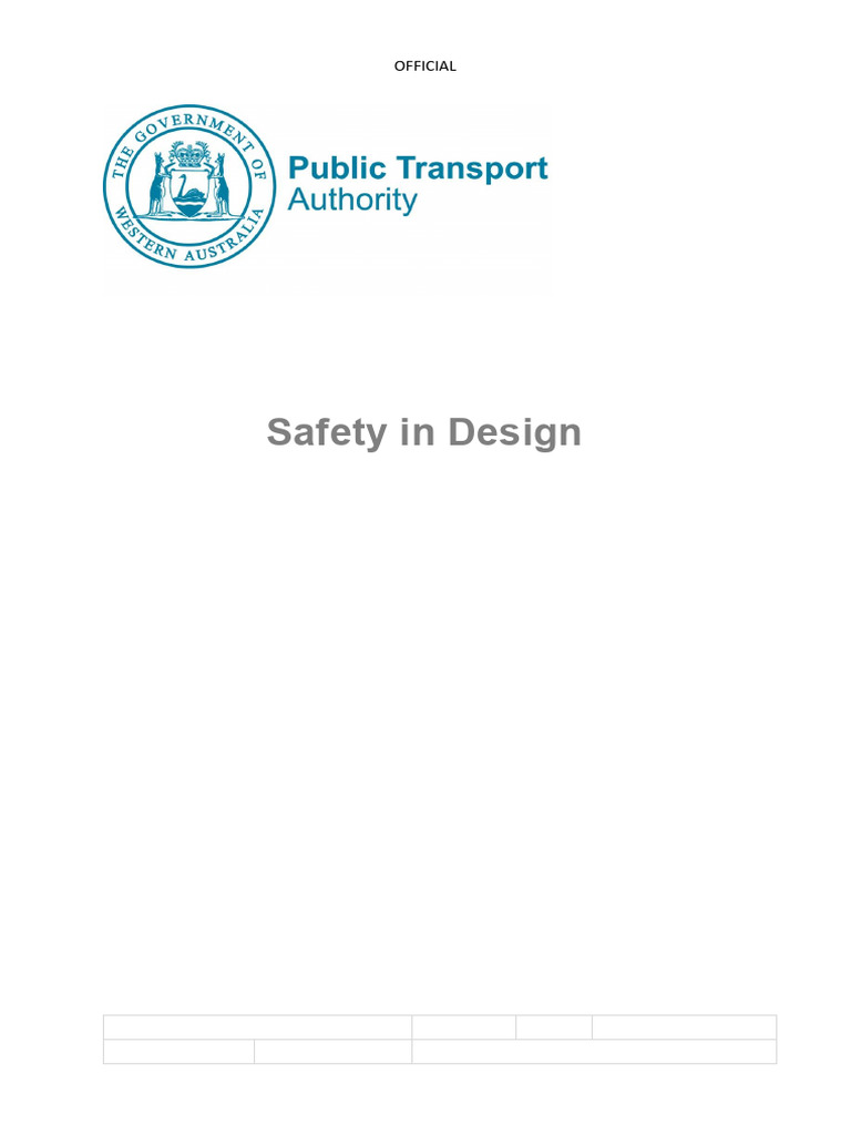 8003-000-016 - Guideline - Safety in Design Rev1.00 | PDF | Safety ...