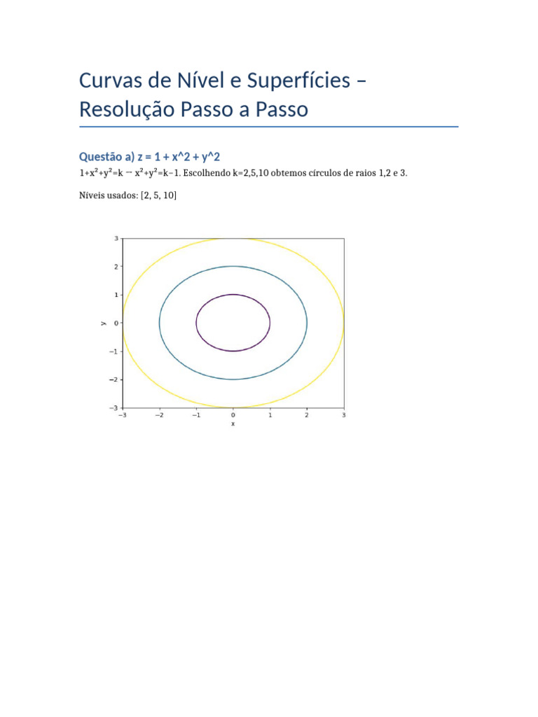 Curvas Nivel Resolucao | PDF
