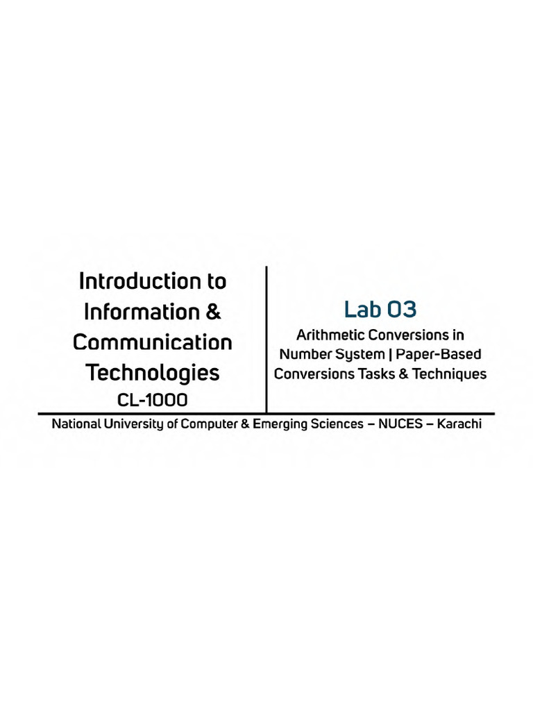 Lab Manual 03 | PDF