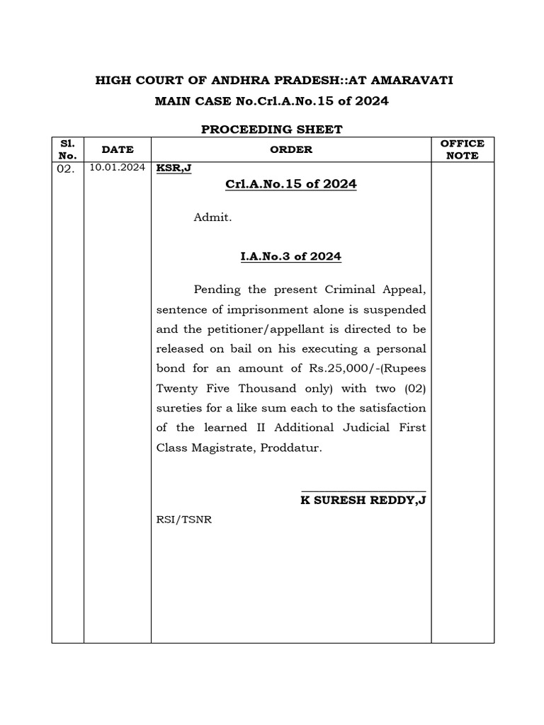 High Court of Andhra Pradesh::At Amaravati MAIN CASE No - Crl.A.No.15 ...