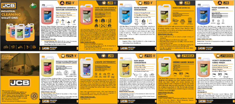 JCB ICS Dilution Chart | PDF