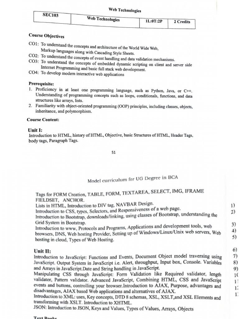 Web Technologies | PDF
